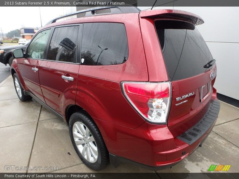 Camellia Red Pearl / Platinum 2013 Subaru Forester 2.5 X Premium