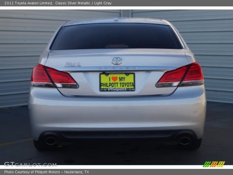 Classic Silver Metallic / Light Gray 2011 Toyota Avalon Limited