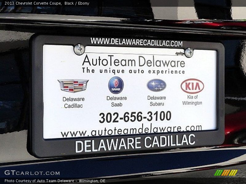 Black / Ebony 2013 Chevrolet Corvette Coupe