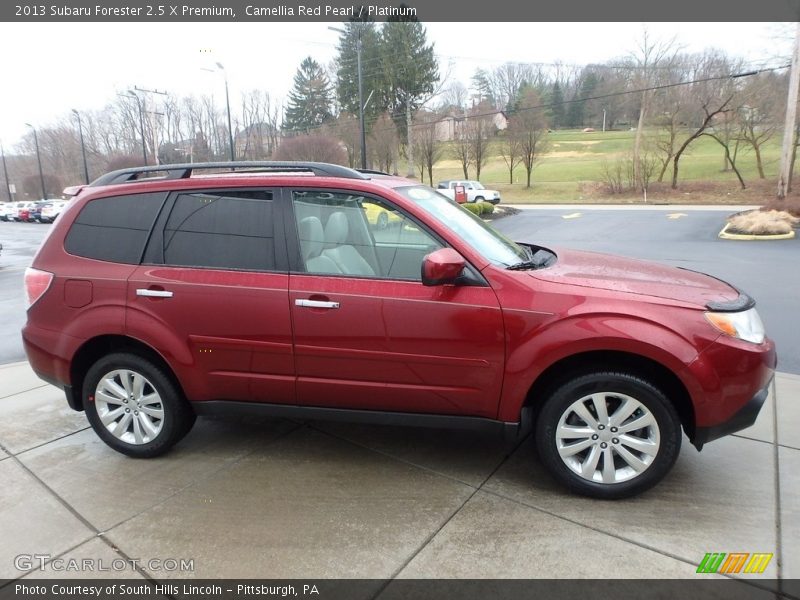 Camellia Red Pearl / Platinum 2013 Subaru Forester 2.5 X Premium