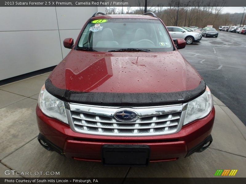 Camellia Red Pearl / Platinum 2013 Subaru Forester 2.5 X Premium