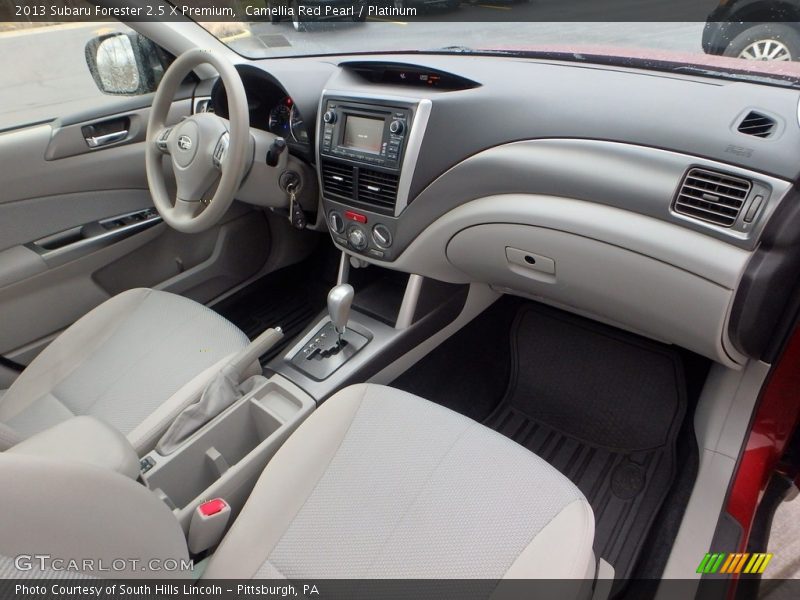 Camellia Red Pearl / Platinum 2013 Subaru Forester 2.5 X Premium