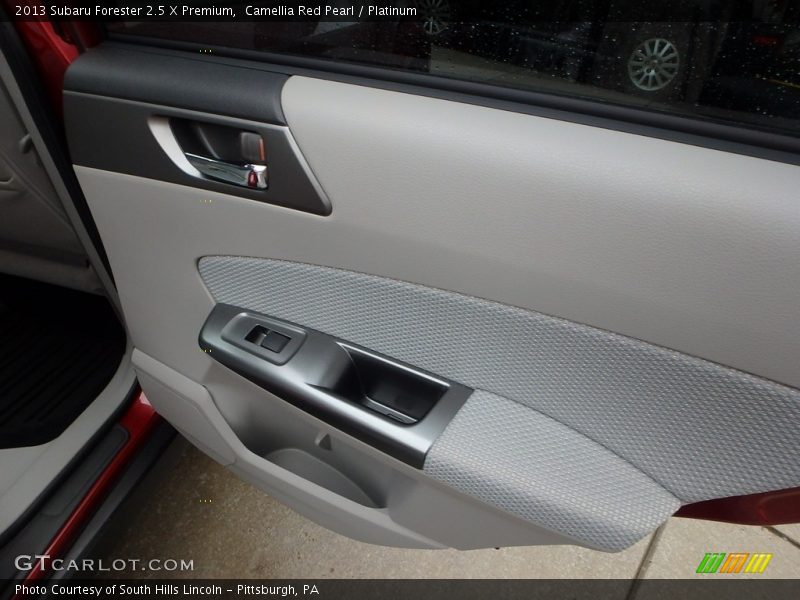 Camellia Red Pearl / Platinum 2013 Subaru Forester 2.5 X Premium