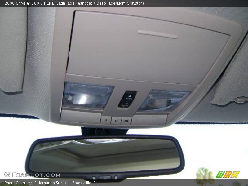 Satin Jade Pearlcoat / Deep Jade/Light Graystone 2006 Chrysler 300 C HEMI
