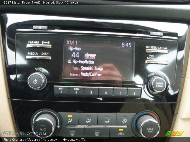 Magnetic Black / Charcoal 2017 Nissan Rogue S AWD