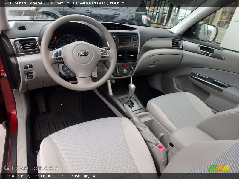 Camellia Red Pearl / Platinum 2013 Subaru Forester 2.5 X Premium