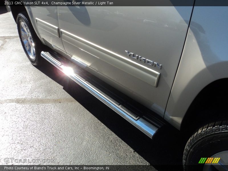 Champagne Silver Metallic / Light Tan 2013 GMC Yukon SLT 4x4