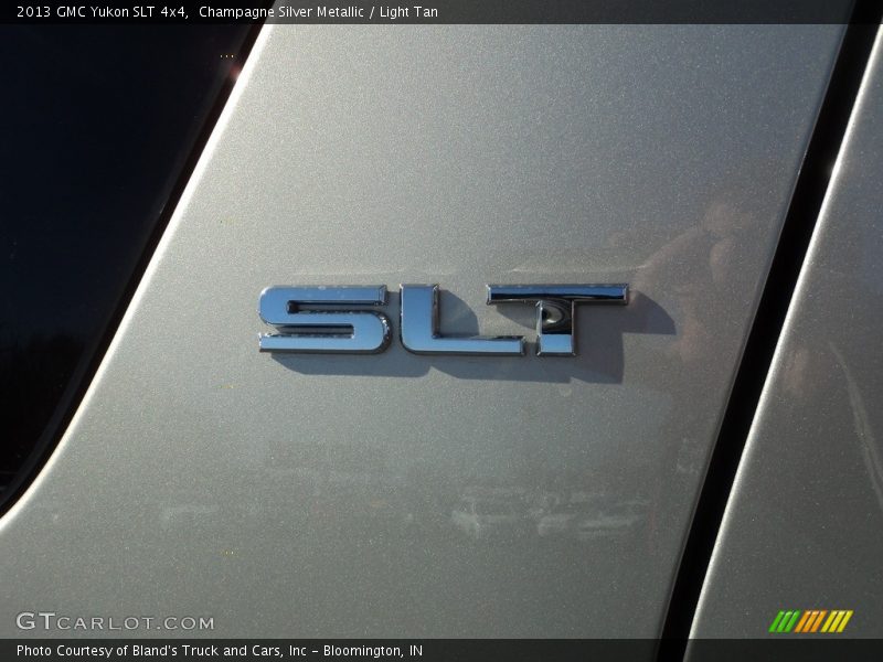 Champagne Silver Metallic / Light Tan 2013 GMC Yukon SLT 4x4