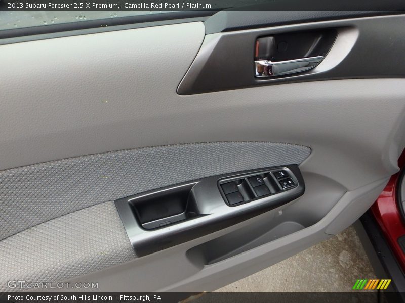 Camellia Red Pearl / Platinum 2013 Subaru Forester 2.5 X Premium