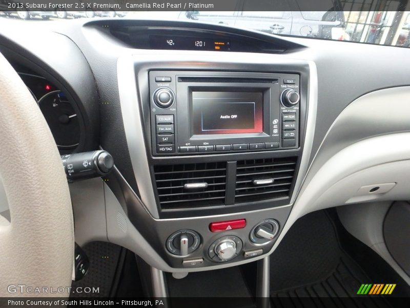 Camellia Red Pearl / Platinum 2013 Subaru Forester 2.5 X Premium