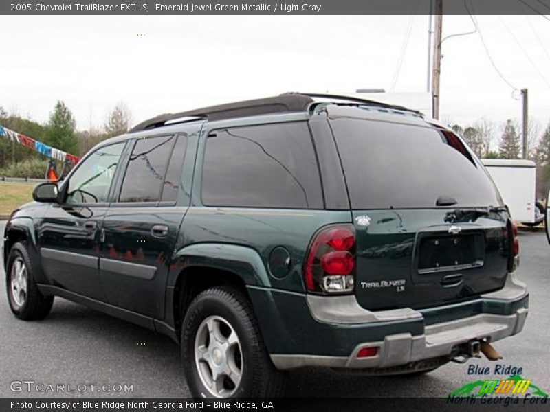 Emerald Jewel Green Metallic / Light Gray 2005 Chevrolet TrailBlazer EXT LS