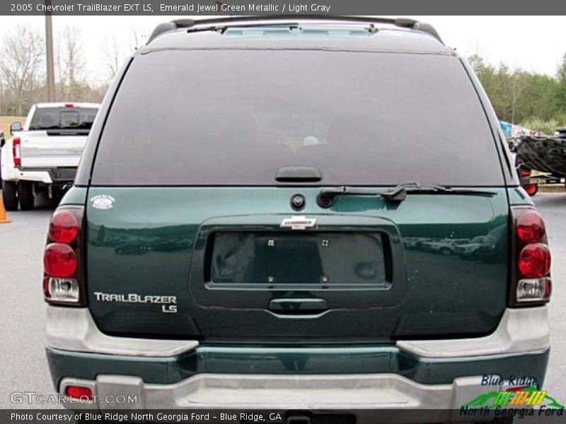 Emerald Jewel Green Metallic / Light Gray 2005 Chevrolet TrailBlazer EXT LS