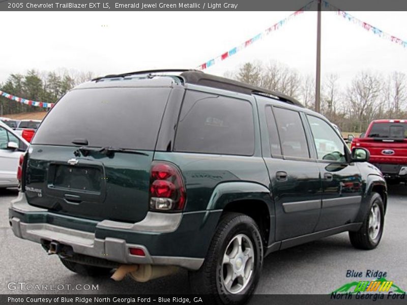 Emerald Jewel Green Metallic / Light Gray 2005 Chevrolet TrailBlazer EXT LS