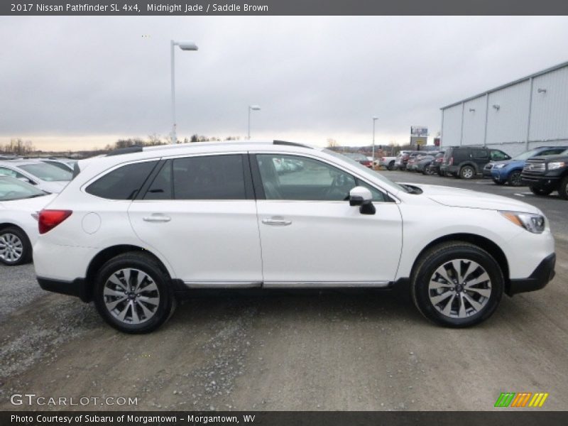 Midnight Jade / Saddle Brown 2017 Nissan Pathfinder SL 4x4