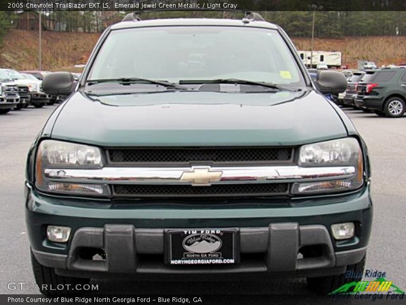 Emerald Jewel Green Metallic / Light Gray 2005 Chevrolet TrailBlazer EXT LS