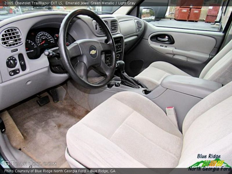 Emerald Jewel Green Metallic / Light Gray 2005 Chevrolet TrailBlazer EXT LS