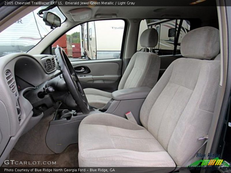 Emerald Jewel Green Metallic / Light Gray 2005 Chevrolet TrailBlazer EXT LS