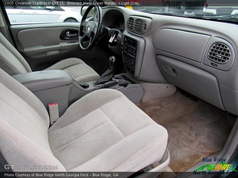 Emerald Jewel Green Metallic / Light Gray 2005 Chevrolet TrailBlazer EXT LS