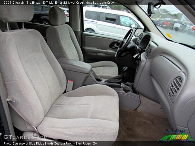 Emerald Jewel Green Metallic / Light Gray 2005 Chevrolet TrailBlazer EXT LS