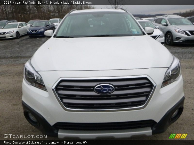 Midnight Jade / Saddle Brown 2017 Nissan Pathfinder SL 4x4