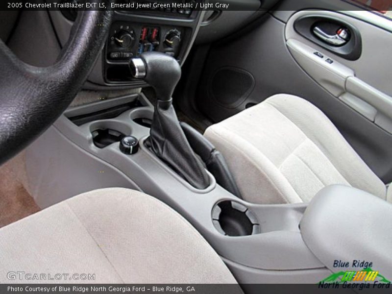 Emerald Jewel Green Metallic / Light Gray 2005 Chevrolet TrailBlazer EXT LS