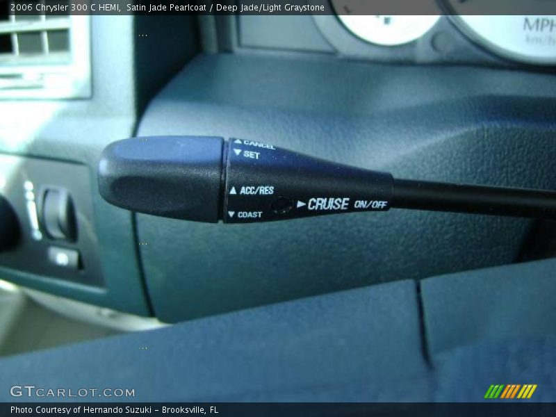 Satin Jade Pearlcoat / Deep Jade/Light Graystone 2006 Chrysler 300 C HEMI