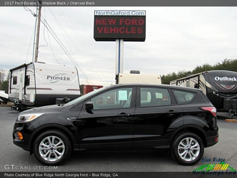 Shadow Black / Charcoal Black 2017 Ford Escape S