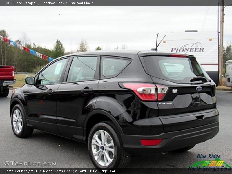 Shadow Black / Charcoal Black 2017 Ford Escape S