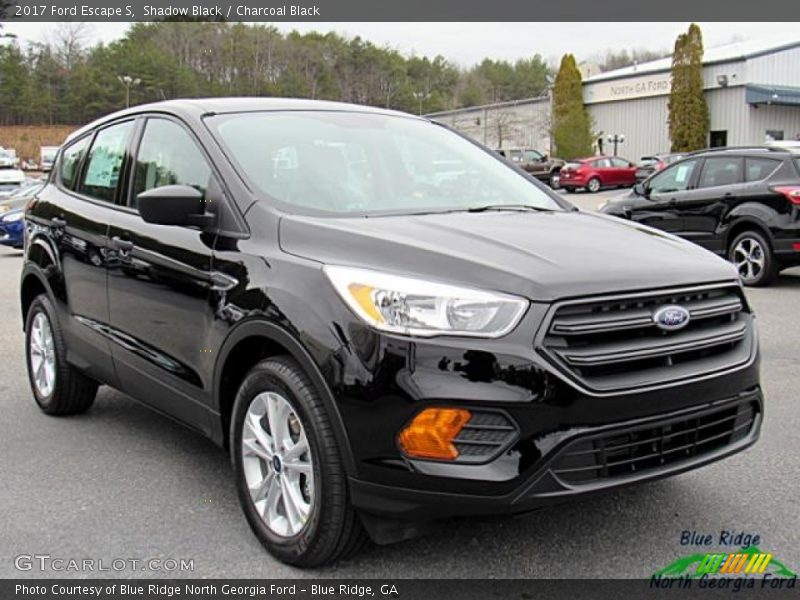 Shadow Black / Charcoal Black 2017 Ford Escape S