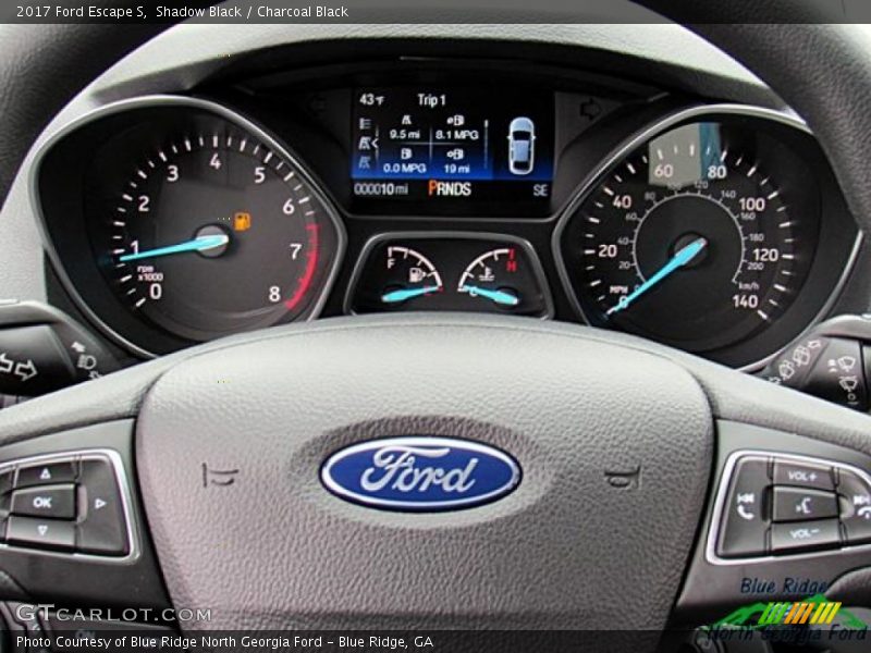 Shadow Black / Charcoal Black 2017 Ford Escape S