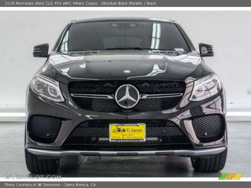 Obsidian Black Metallic / Black 2016 Mercedes-Benz GLE 450 AMG 4Matic Coupe