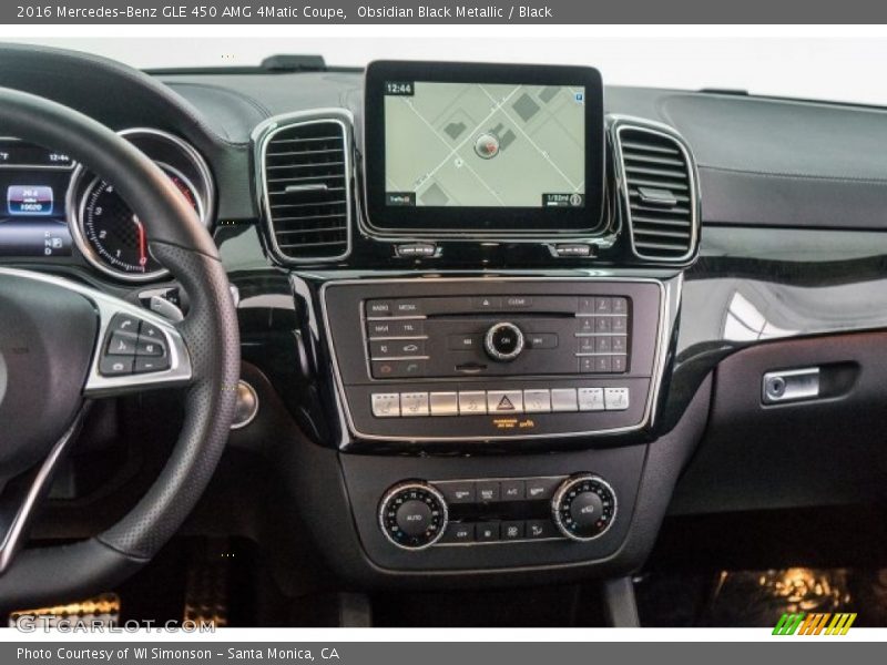 Controls of 2016 GLE 450 AMG 4Matic Coupe