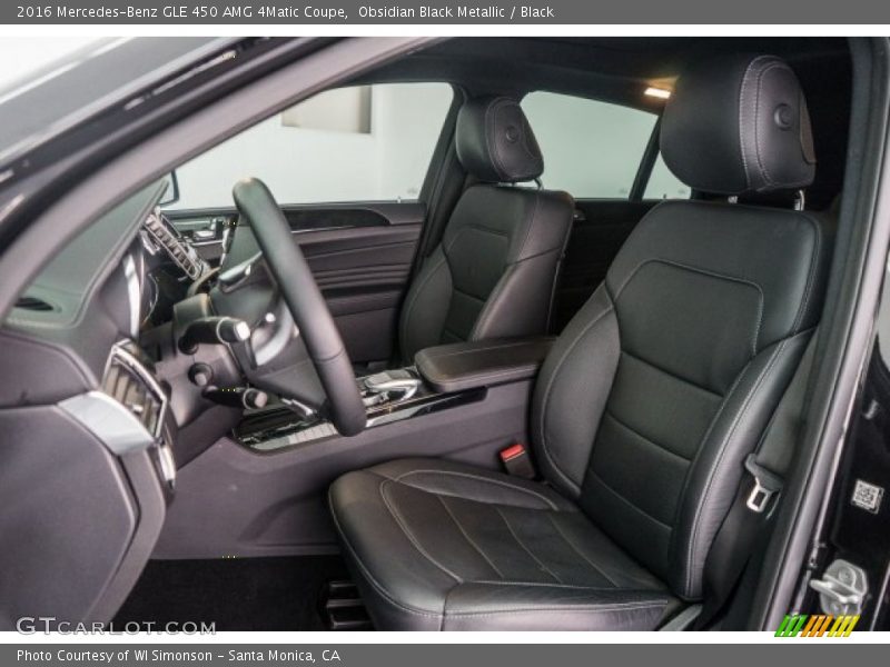 Front Seat of 2016 GLE 450 AMG 4Matic Coupe