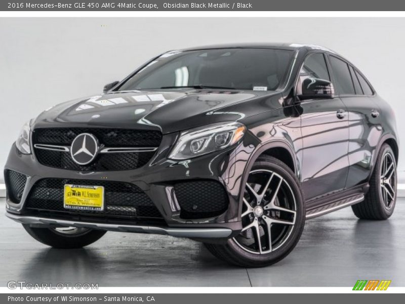 Front 3/4 View of 2016 GLE 450 AMG 4Matic Coupe