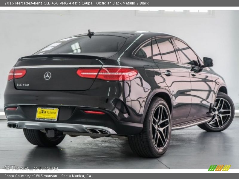 Obsidian Black Metallic / Black 2016 Mercedes-Benz GLE 450 AMG 4Matic Coupe