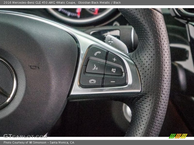 Obsidian Black Metallic / Black 2016 Mercedes-Benz GLE 450 AMG 4Matic Coupe