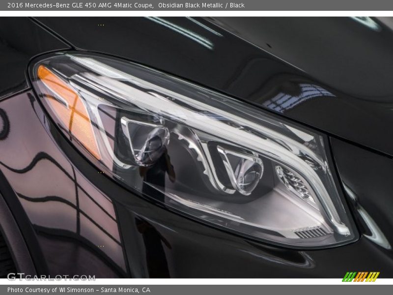 Obsidian Black Metallic / Black 2016 Mercedes-Benz GLE 450 AMG 4Matic Coupe