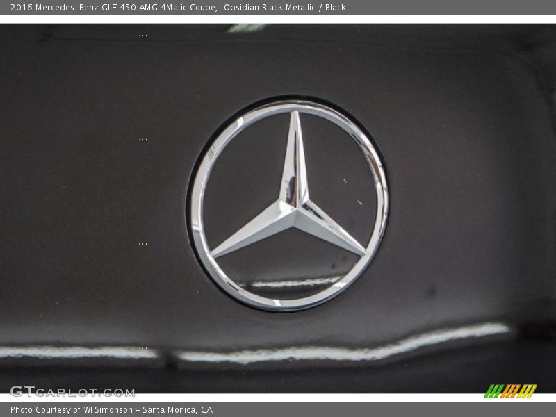 Obsidian Black Metallic / Black 2016 Mercedes-Benz GLE 450 AMG 4Matic Coupe
