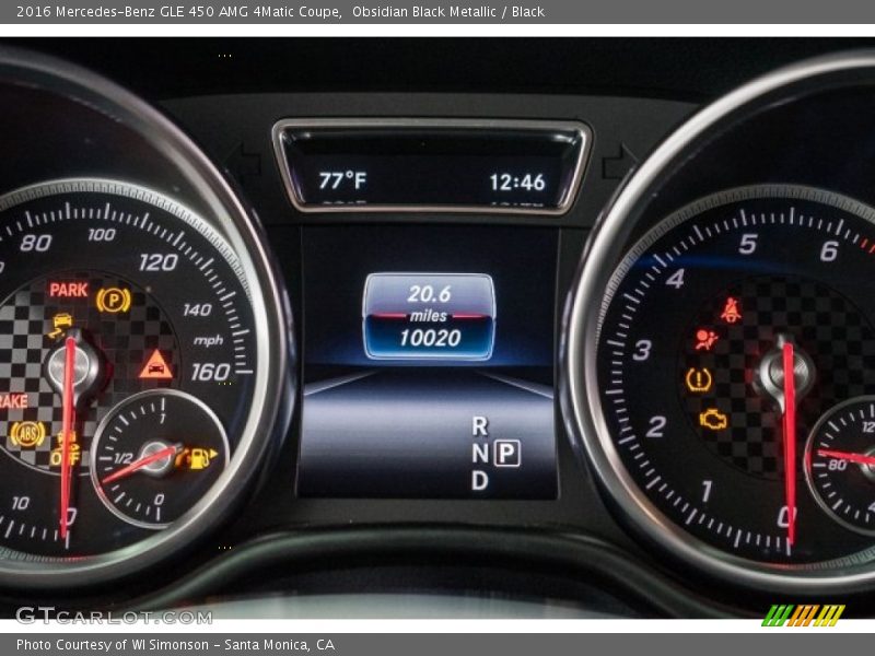 Obsidian Black Metallic / Black 2016 Mercedes-Benz GLE 450 AMG 4Matic Coupe