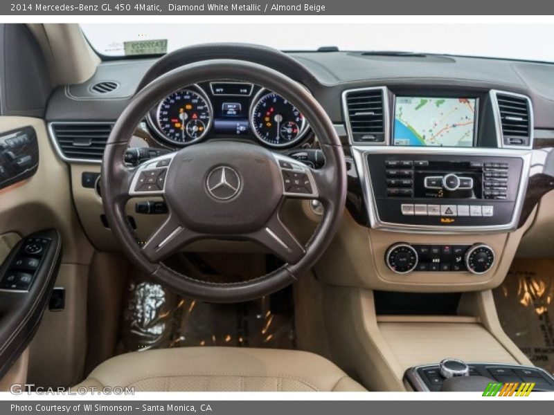 Diamond White Metallic / Almond Beige 2014 Mercedes-Benz GL 450 4Matic