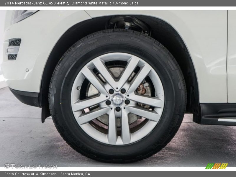 Diamond White Metallic / Almond Beige 2014 Mercedes-Benz GL 450 4Matic