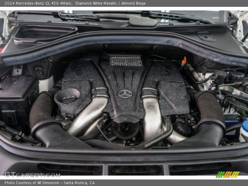 Diamond White Metallic / Almond Beige 2014 Mercedes-Benz GL 450 4Matic