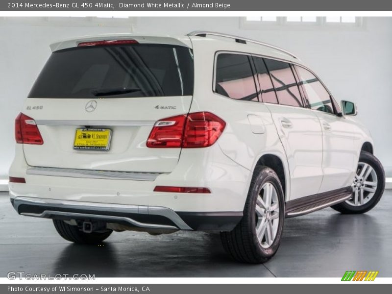 Diamond White Metallic / Almond Beige 2014 Mercedes-Benz GL 450 4Matic