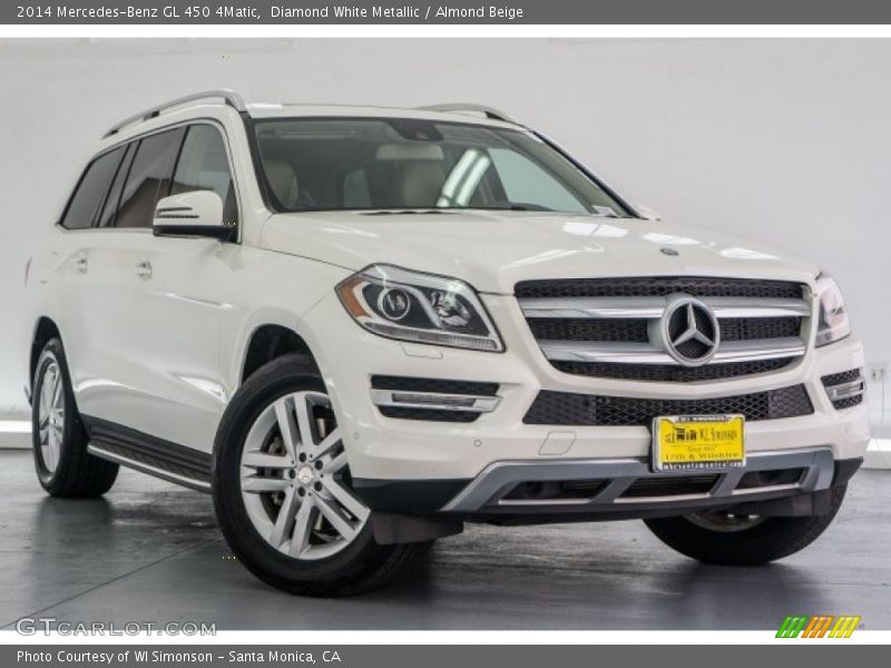 Diamond White Metallic / Almond Beige 2014 Mercedes-Benz GL 450 4Matic