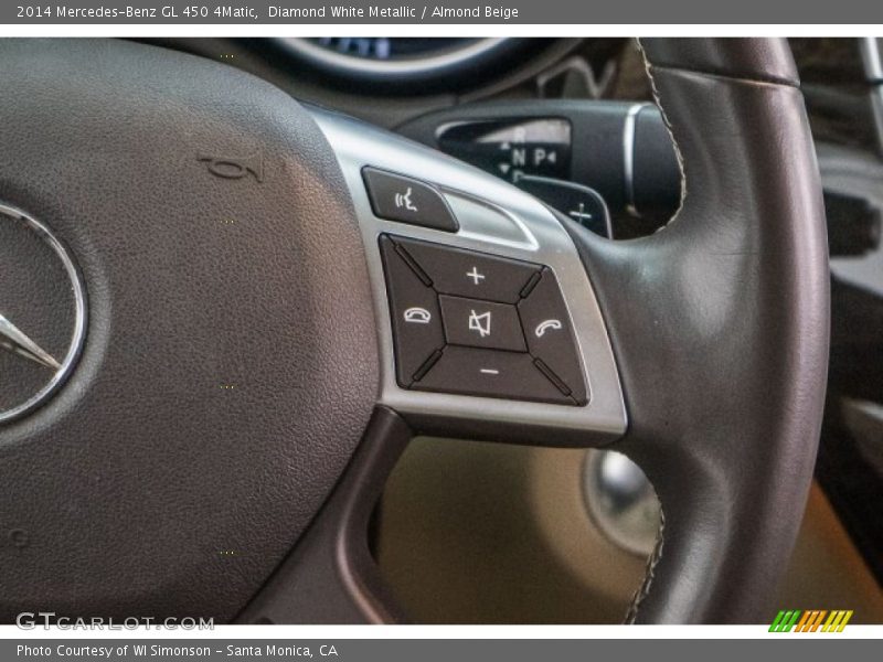 Diamond White Metallic / Almond Beige 2014 Mercedes-Benz GL 450 4Matic