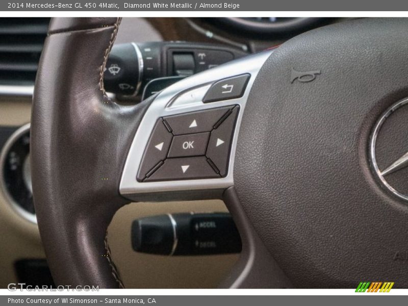 Diamond White Metallic / Almond Beige 2014 Mercedes-Benz GL 450 4Matic
