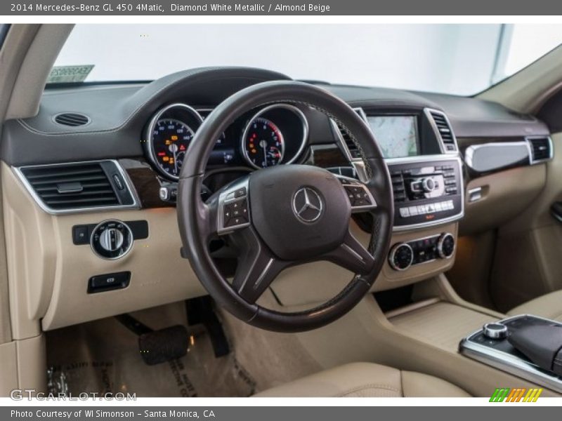 Diamond White Metallic / Almond Beige 2014 Mercedes-Benz GL 450 4Matic