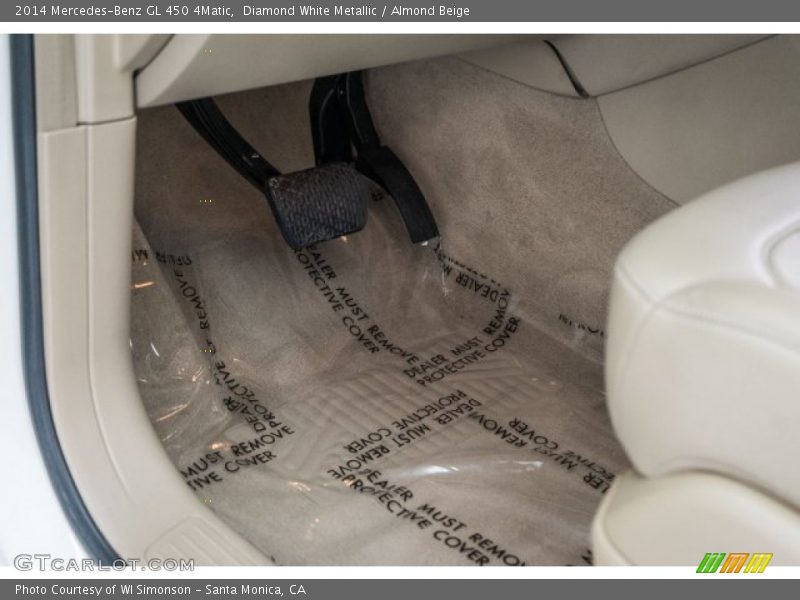 Diamond White Metallic / Almond Beige 2014 Mercedes-Benz GL 450 4Matic