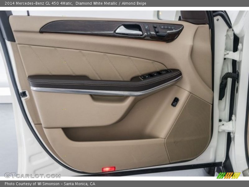Diamond White Metallic / Almond Beige 2014 Mercedes-Benz GL 450 4Matic
