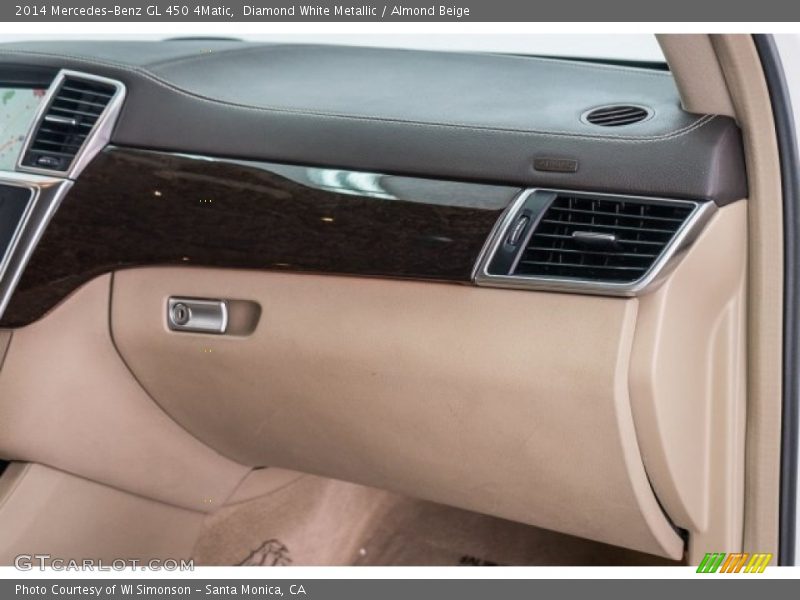 Diamond White Metallic / Almond Beige 2014 Mercedes-Benz GL 450 4Matic